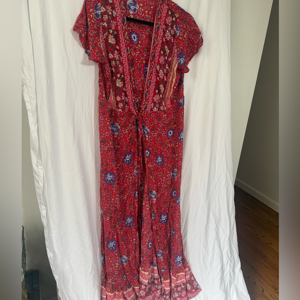 Floral wrap dress